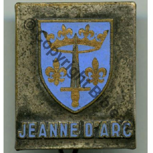 JEANNE CROISEUR ECOLE JEANNE D.ARC  ANNONIER 25x30mm Src.grandspins13 PV42Eur